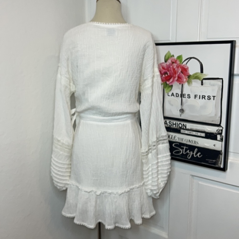 Suboo Willow White Wrap Dress Size 8US - Picture 5 of 12